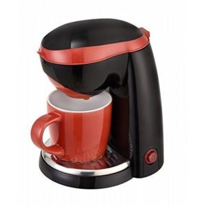 cafetiere 1 tasse rouge