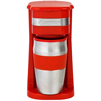 cafetiere 1 tasse rouge