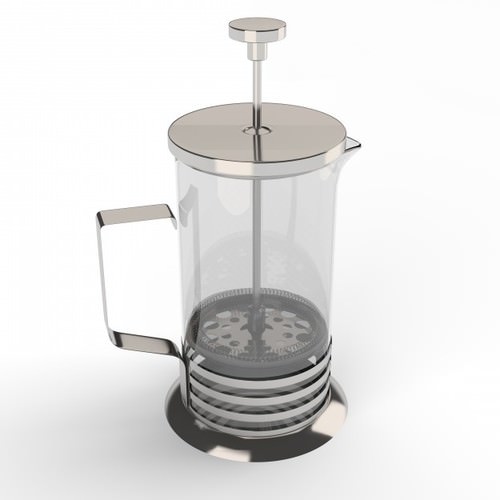 cafetiere 3d