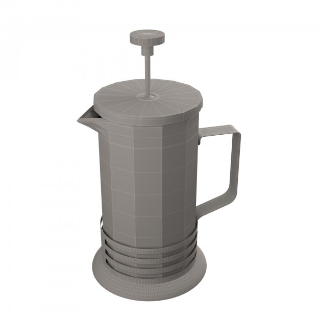 cafetiere 3d