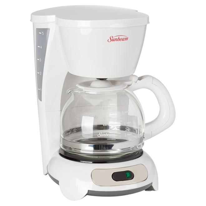 cafetiere 5 tasses sunbeam