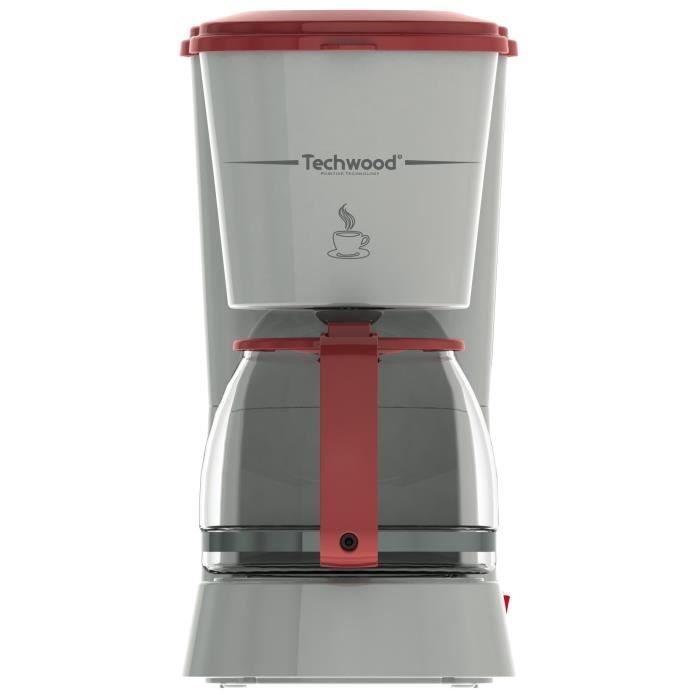 cafetiere 6 tasses rouge