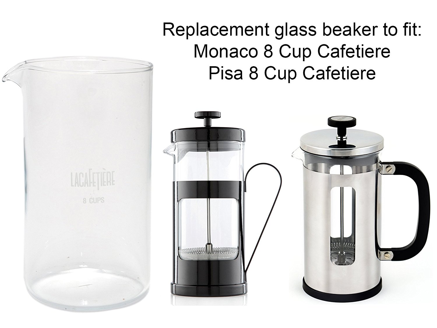 cafetiere 8 cup replacement beaker