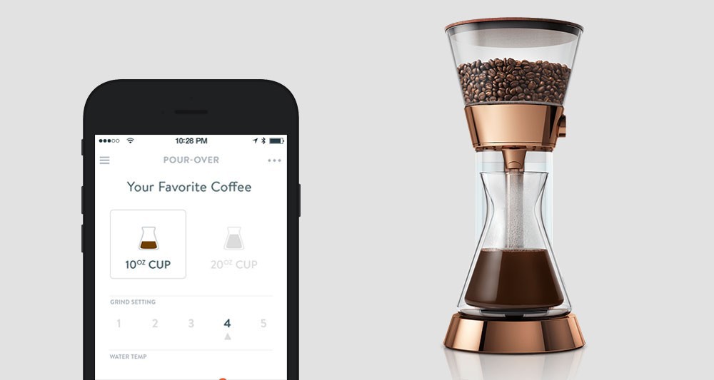 cafetiere connectee