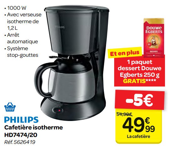 cafetiere gratuite 2018