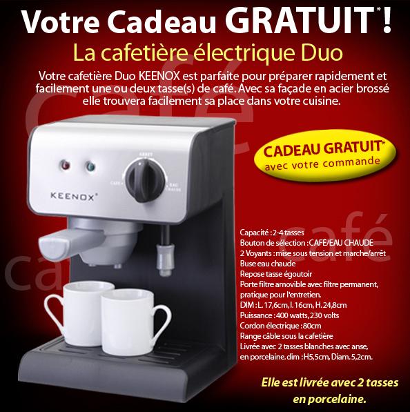 cafetiere gratuite