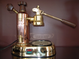 cafetiere italienne cuivre