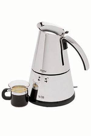 cafetiere italienne electrique 6 tasses 365w roma