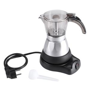 cafetiere italienne electrique white and brown