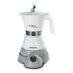 cafetiere italienne electrique white and brown