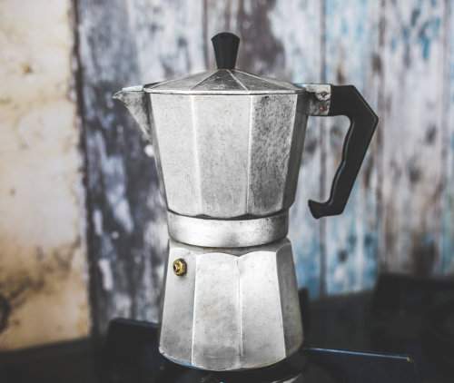 cafetiere italienne gout brule