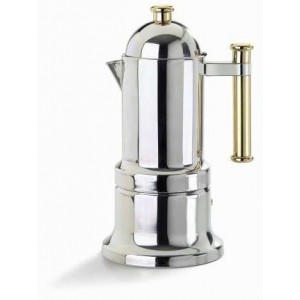 cafetiere italienne inox 4 tasses vev vigano kontessa