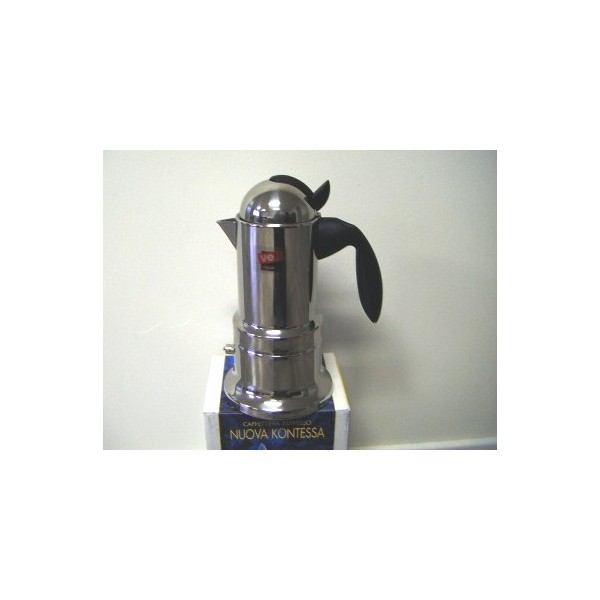 cafetiere italienne inox 4 tasses vev vigano kontessa