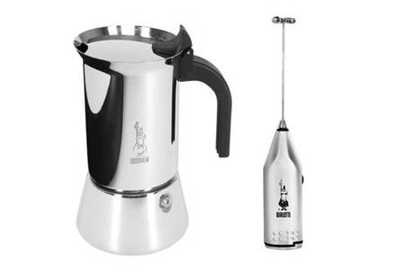 cafetiere italienne lait