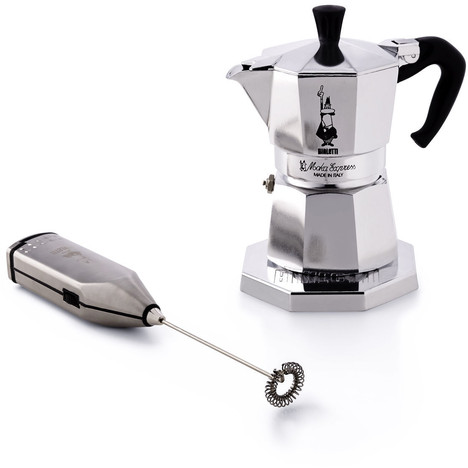 cafetiere italienne lait