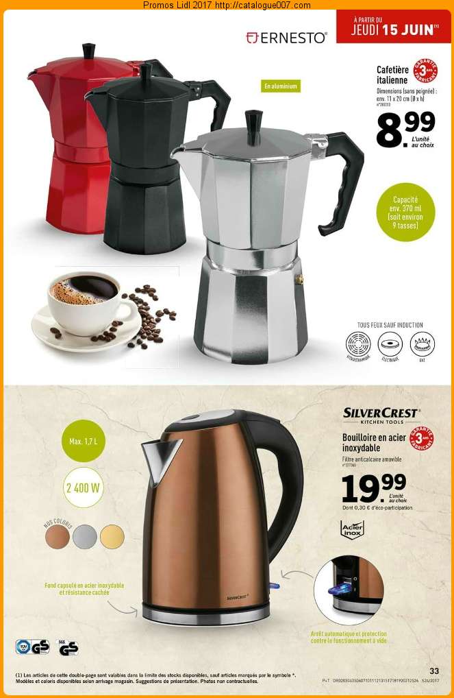 cafetiere italienne lidl