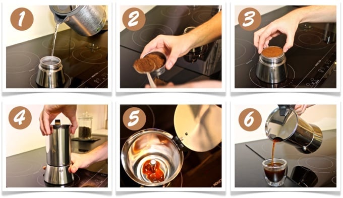 cafetiere italienne mode d'emploi