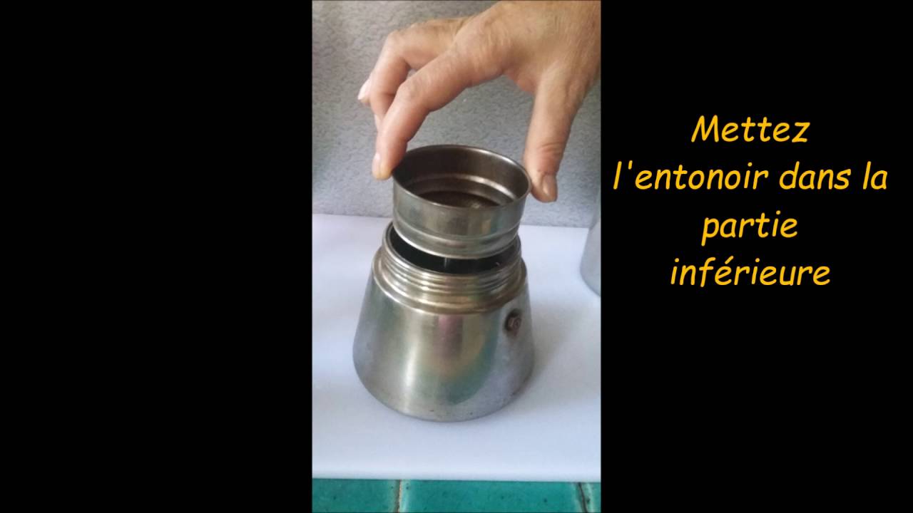 cafetiere italienne mode d'emploi