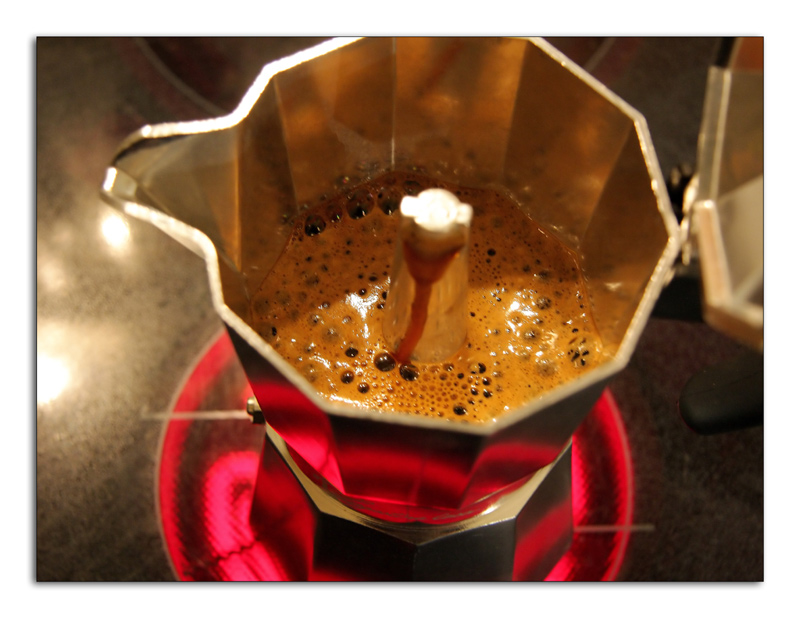 cafetiere italienne mousse