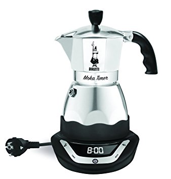 cafetiere italienne noire inox