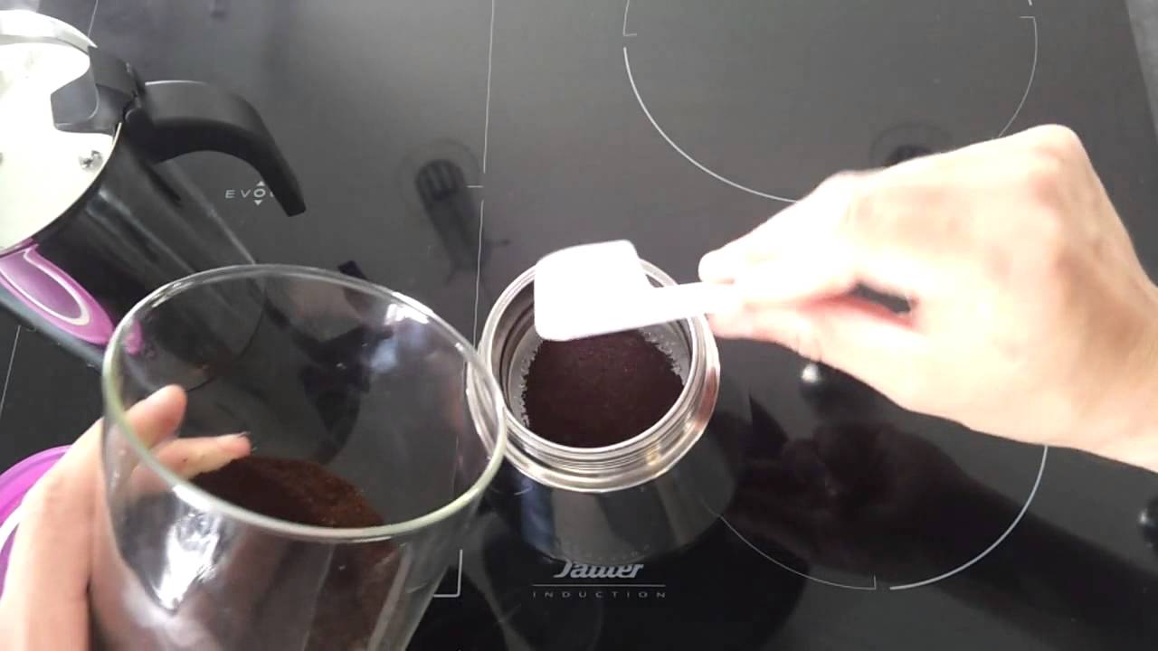 cafetiere italienne ou mettre l'eau
