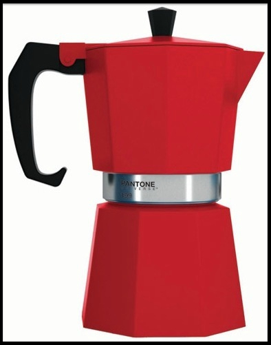 cafetiere italienne rouge 12 tasses