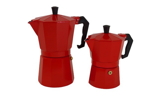 cafetiere italienne rouge 12 tasses