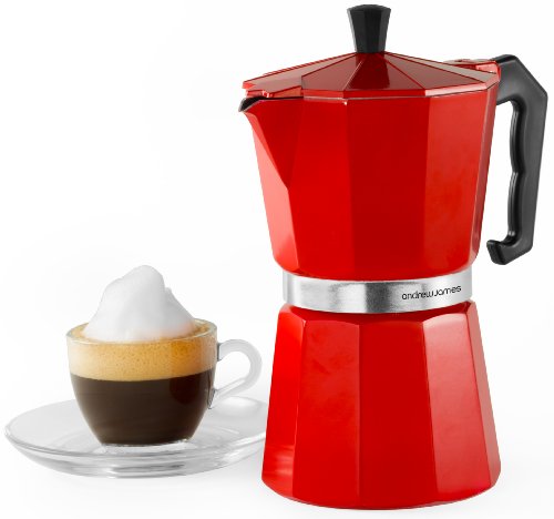 cafetiere italienne rouge 12 tasses