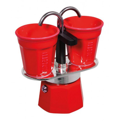 cafetiere italienne rouge 2 tasses