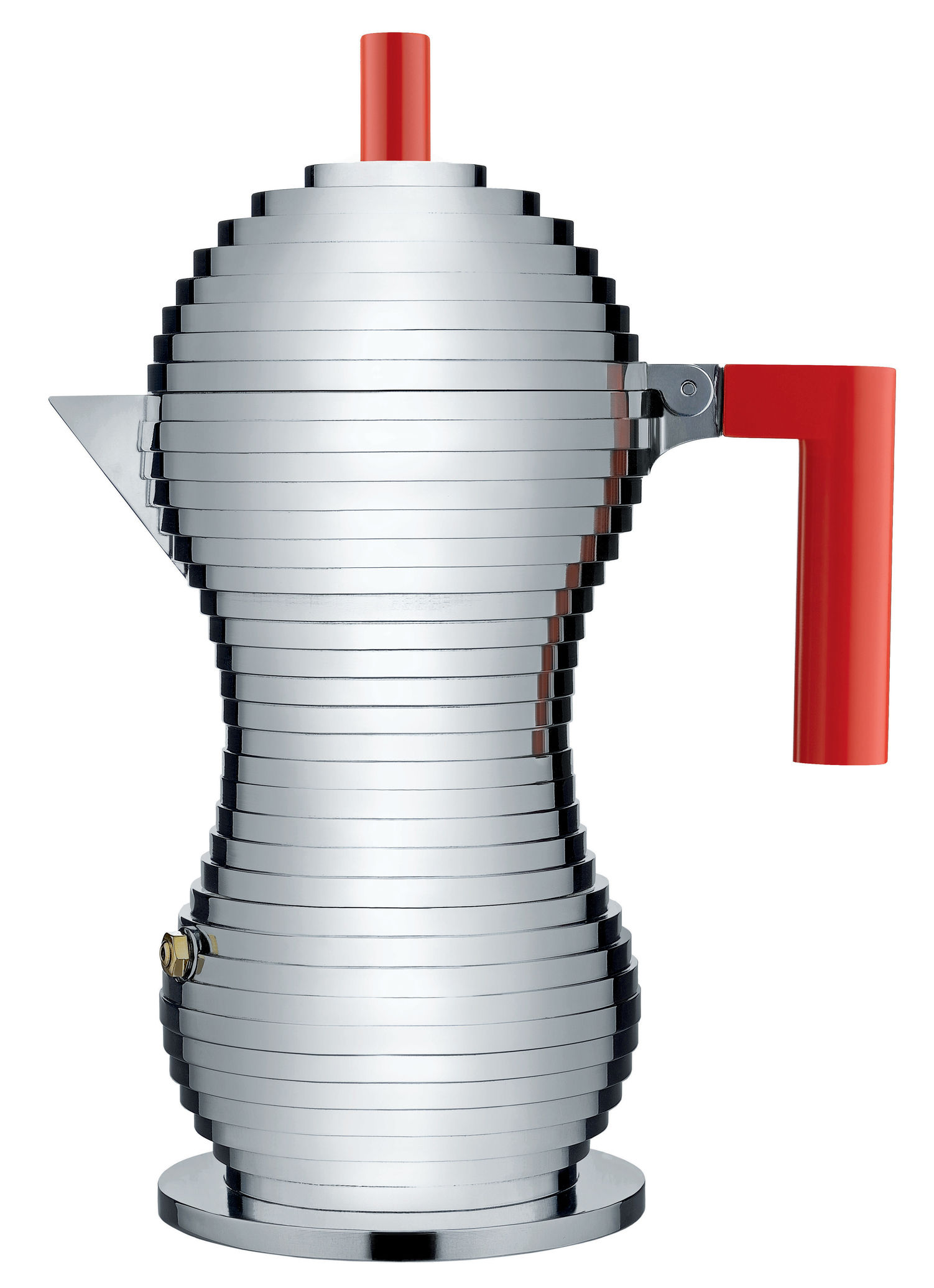 cafetiere italienne rouge 6 tasses