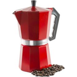 cafetiere italienne rouge