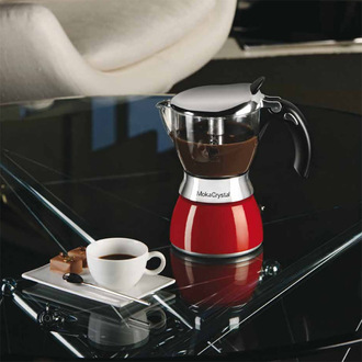cafetiere italienne transparente