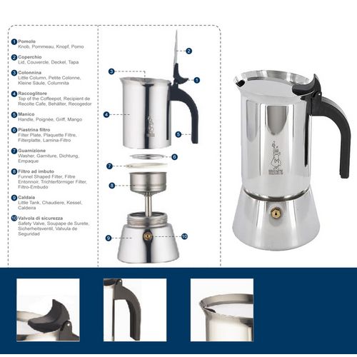 cafetiere italienne vapeur
