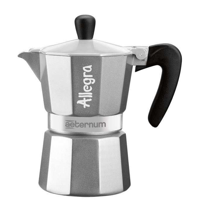 cafetiere italienne verre et inox