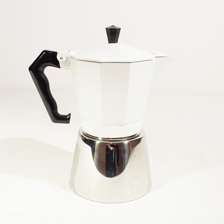 cafetiere italienne verre et inox