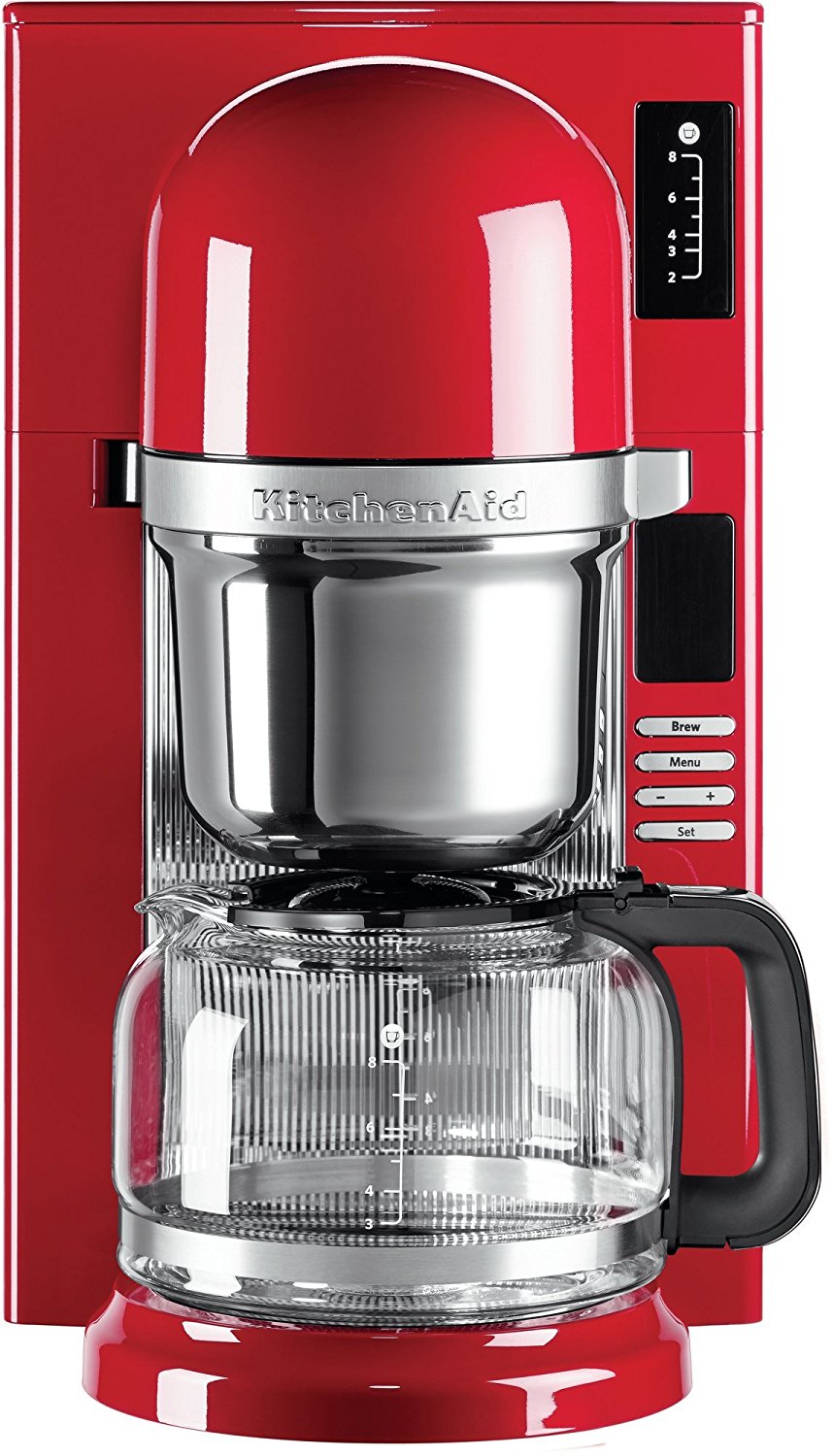 cafetiere kitchenaid 5kcm0802eer rouge empire