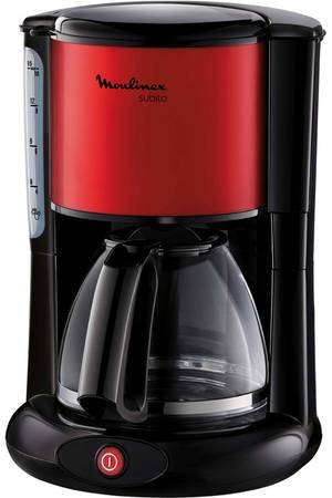 cafetiere moulinex rouge