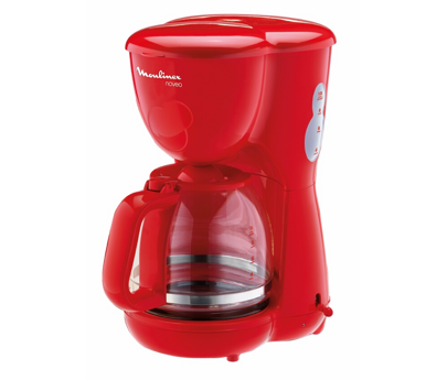 cafetiere moulinex rouge