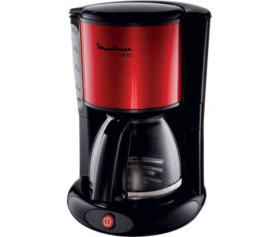 cafetiere moulinex rouge