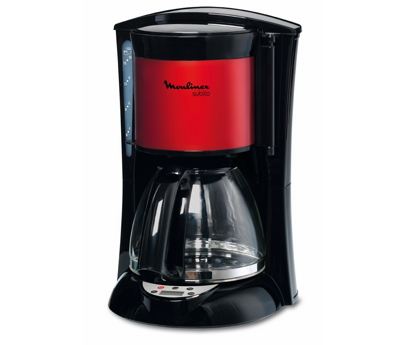 cafetiere moulinex rouge
