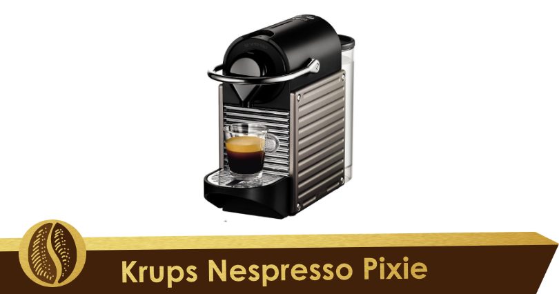 cafetiere nespresso a dosettes krups yy1201fd pixie titane