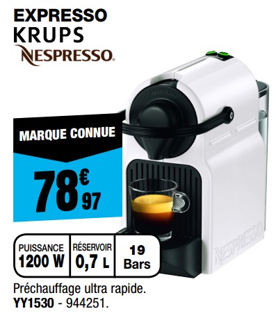 cafetiere nespresso electro depot