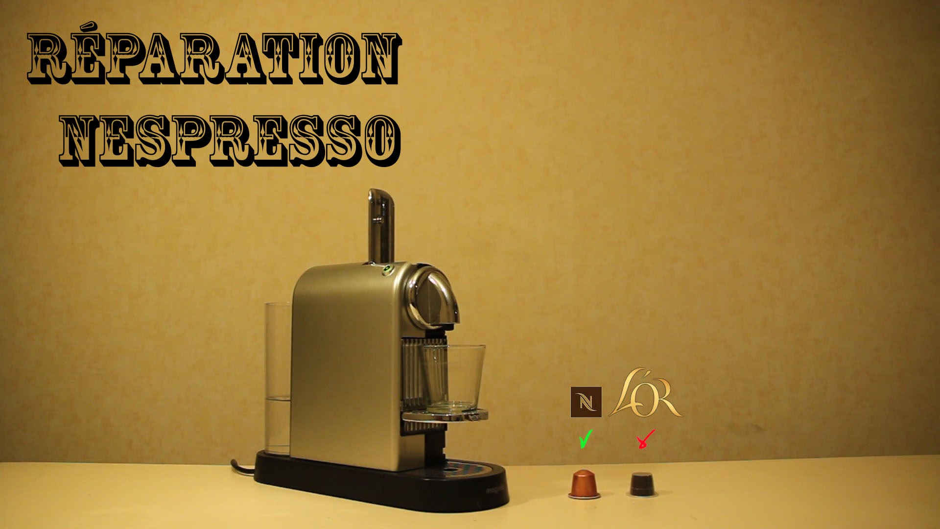 cafetiere nespresso fuite