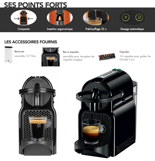 cafetiere nespresso inissia magimix