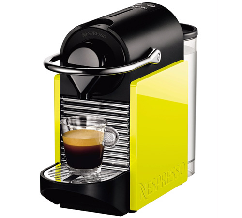 cafetiere nespresso jaune