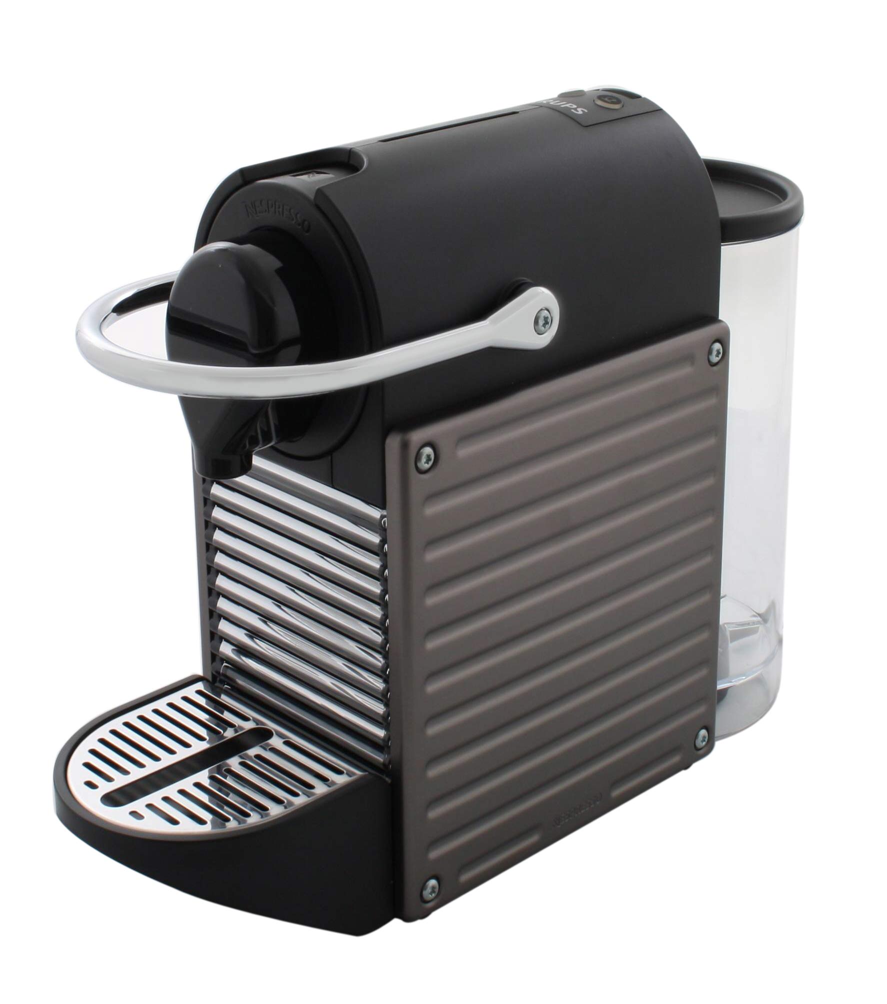 cafetiere nespresso pixie titane