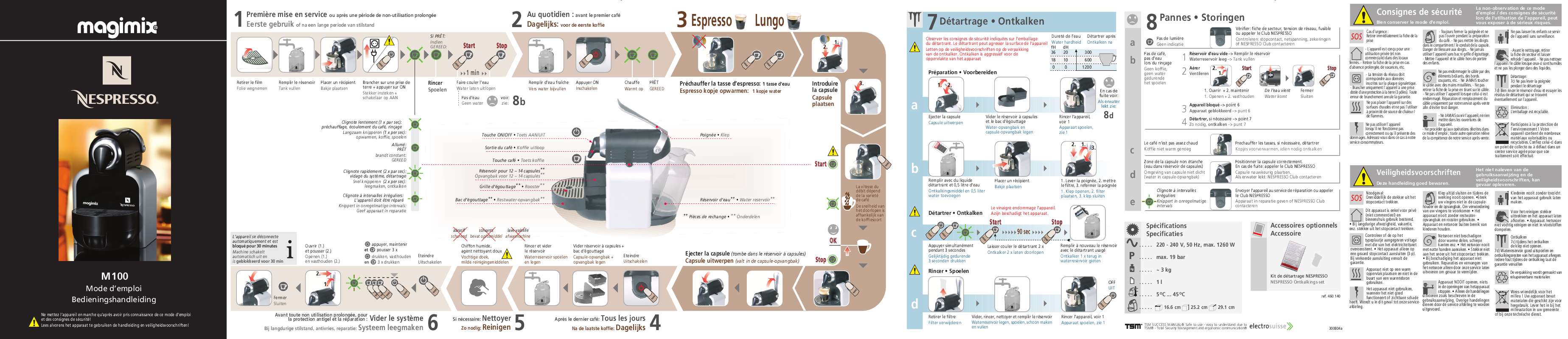 cafetiere nespresso siemens mode emploi