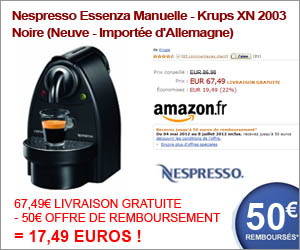 cafetiere nespresso vente privee