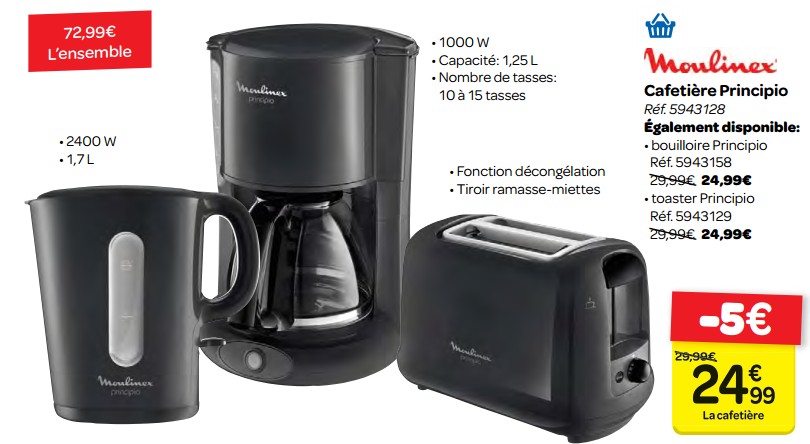 cafetiere russell hobbs carrefour