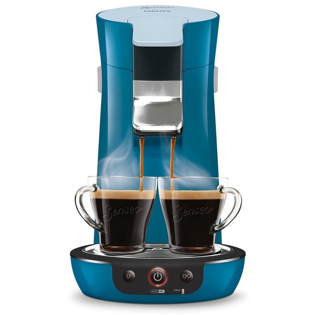 cafetiere senseo bleu canard